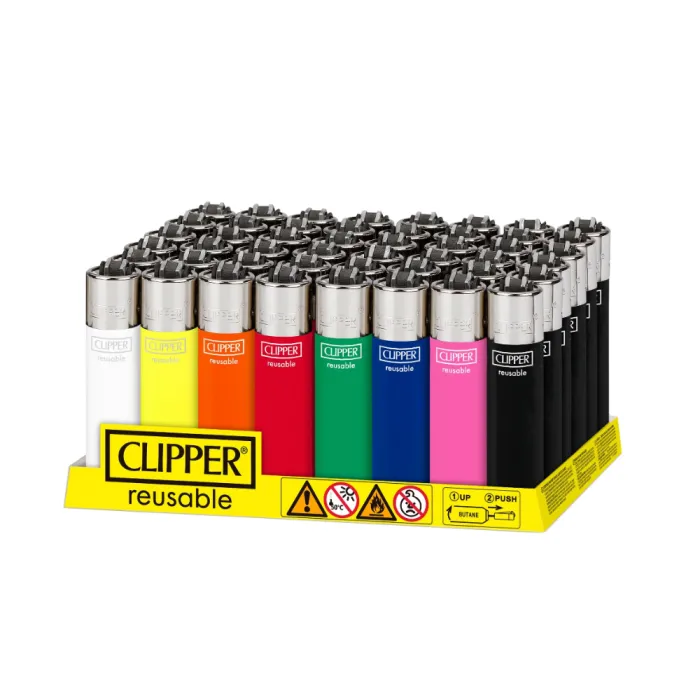 CLIPPER LIGHTER ASSORTED SOLID COLORS