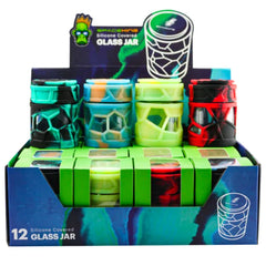 SPACE KING SMALL SILICONE GLASS JAR