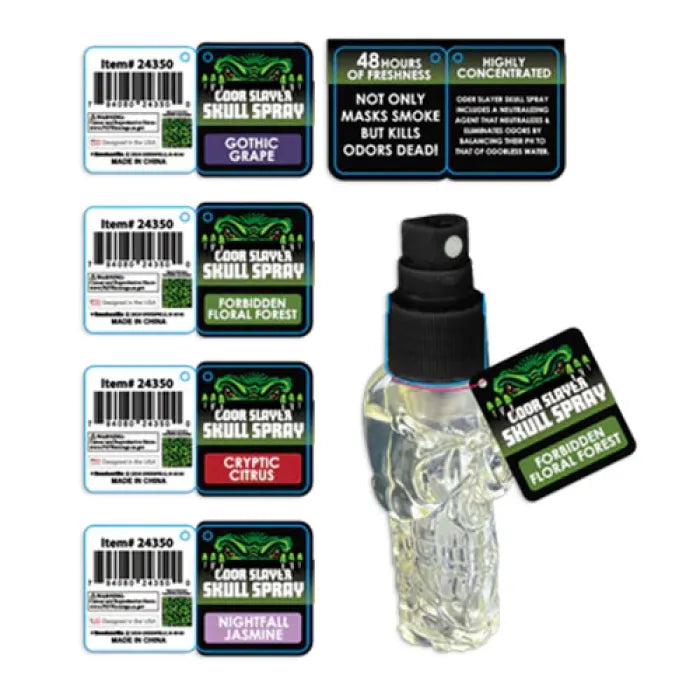 SMOKEZILLA SPRAY 024350 ODOR SLAYER SKULL