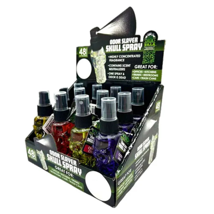 SMOKEZILLA SPRAY 024350 ODOR SLAYER SKULL - ASSORTED