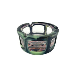 STICKER CARTEL GLASS SILICONE ASHTRAY 100MM ASSORTED