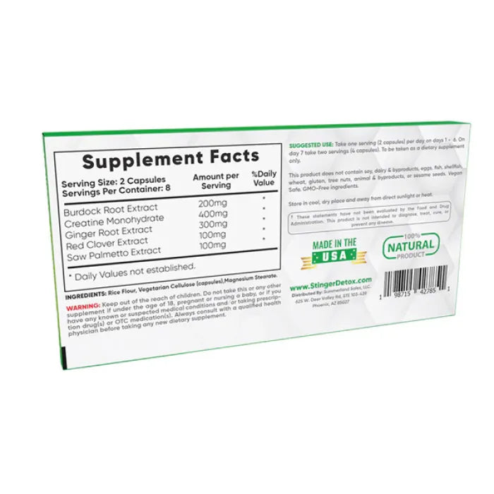 STINGER BUZZ 7DAY TOTAL DETOX CAPS