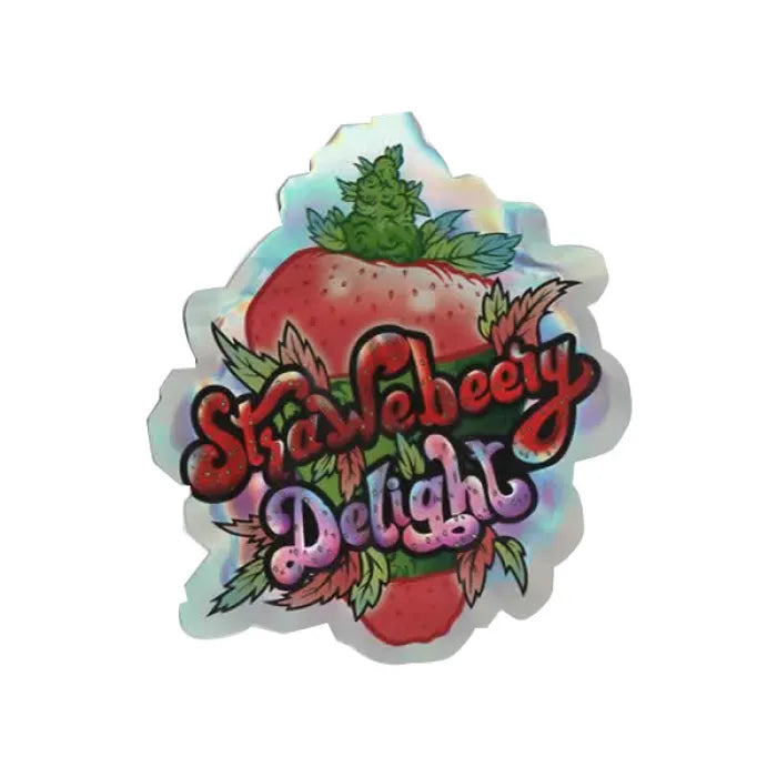 SMOKE PROOF BAGS PRECUT -STRAWBERRY DELIGHT