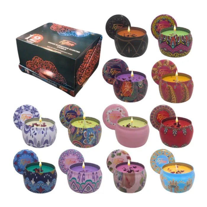TEJAN ODOR ELIMINATOR CANDLE - ASSORTED