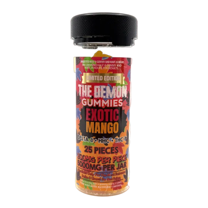 THE DEMON D8 GUMMIES LE JAR 5000MG 25CT