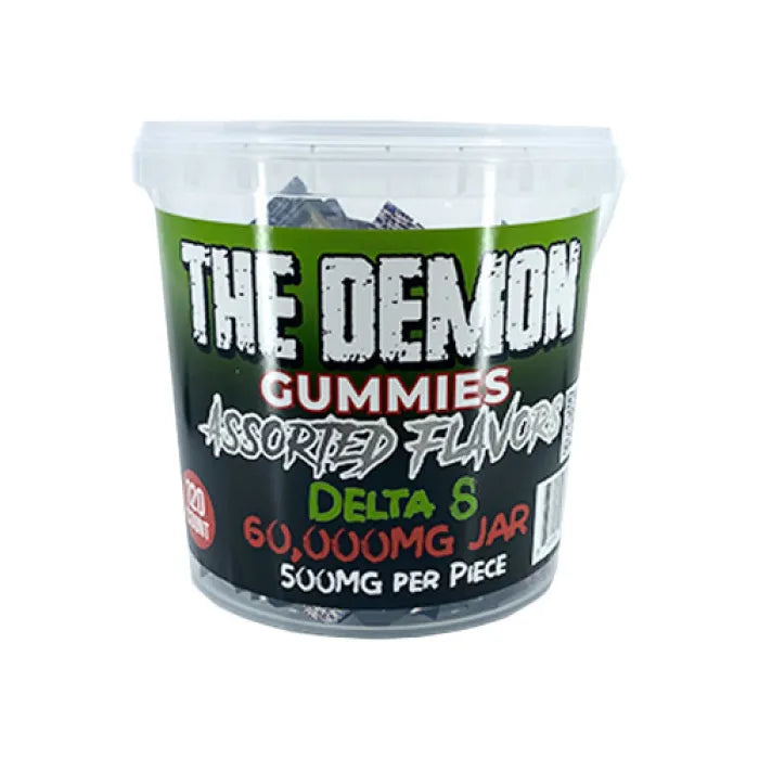 THE DEMON GUMMIES D8 TUBS - ASSORTED