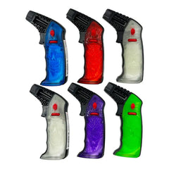 SMOKEZILLA TRANSPARENT HANDLED TORCH 25277 - ASSORTED