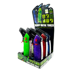 SMOKEZILLA TRANSPARENT HANDLED TORCH 25277 - ASSORTED