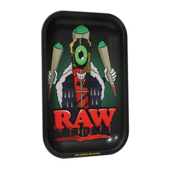 RAW METAL ROLLING TRAY SMALL - CONE MONSTER