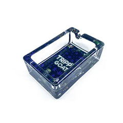 TRIPPY GOAT GLASS ASHTRAY ASH231-CT - RECTANGLE