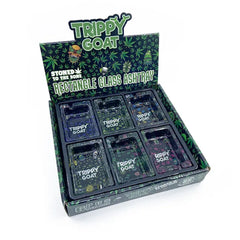 TRIPPY GOAT GLASS ASHTRAY ASH231-CT - RECTANGLE