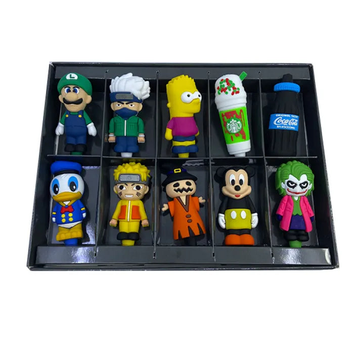 TRIPPY GOAT SILICONE PIPES - ASSORTED
