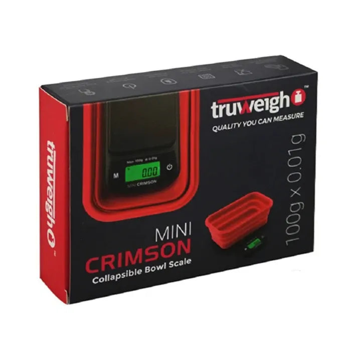 TRUWEIGH CRIMSON COLLAPSIBLE BOWL SC-210 1000G X 0.1