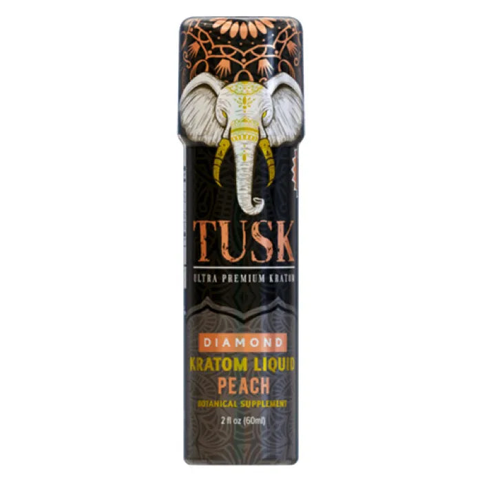 TUSK KRATOM DIAMOND BLACK LIQUID SHOT 450MG 2OZ