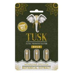 TUSK KRATOM GOLD CAPSULES 3CT