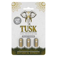 TUSK KRATOM PLATINUM CAPSULES 3CT