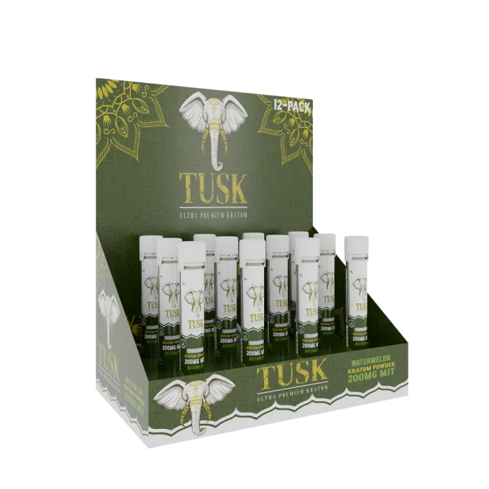 TUSK KRATOM POWDER SHOT 200MG PLATINUM