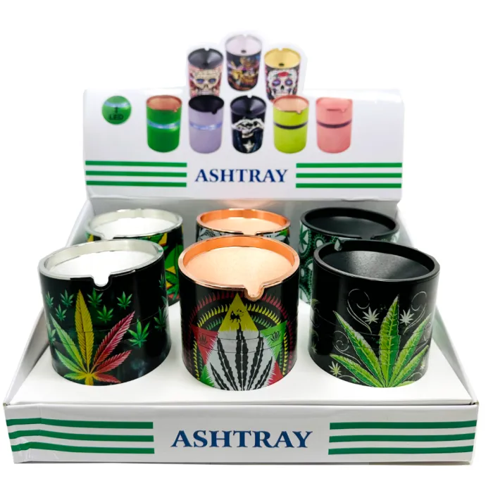 TWISTED LED BUTT BUCKET ASHTRAY MENTAL 30514 - LEAF