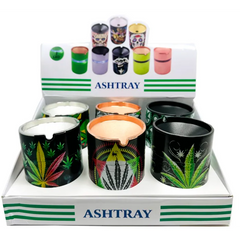 TWISTED LED BUTT BUCKET ASHTRAY MENTAL 30514 - LEAF