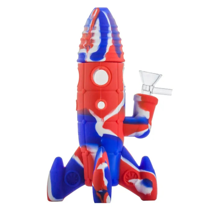 TOKE BUDDY SILICONE ROCKETSHIP WATER PIPE