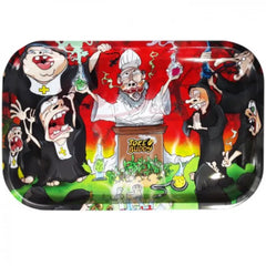 TOKE BUDDY METAL ROLLING TRAY MEDIUM 11 - PRAYER