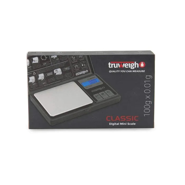 TRUWEIGH MINI CLASSIC SCALE 100G X 0.01G - BLACK SC-228