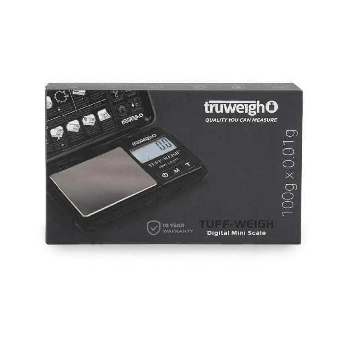 TRUWEIGH TUFF-WEIGH SCALE 100G X 0.01G BLACK/BLACK