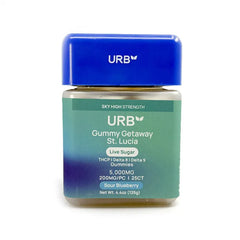 URB GUMMY GETAWAY ST. LUCIA THCP D8 D9 5000MG 25CT