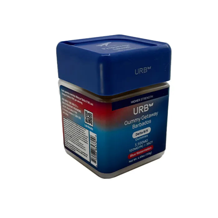 URB GUMMY GETAWAY BARBADOS D8 D9 3500MG 35CT