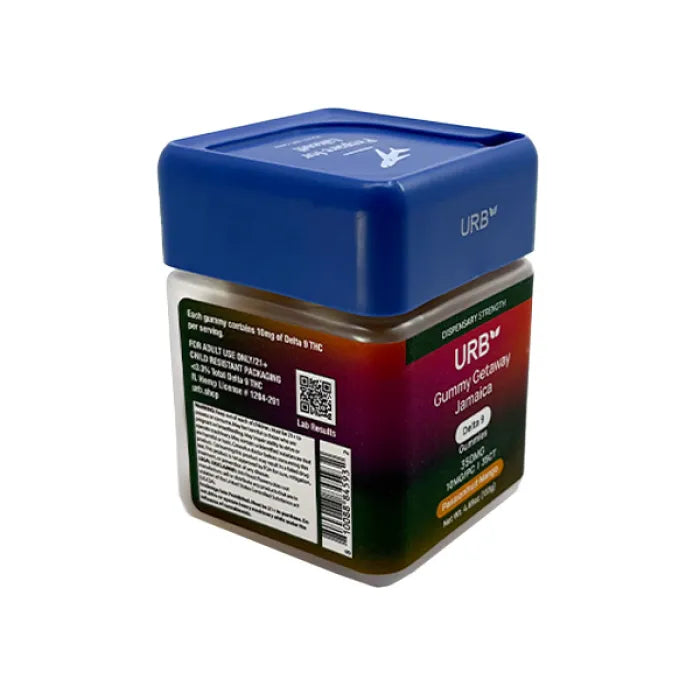 URB GUMMY GETAWAY JAMAICA D9 350MG 35CT