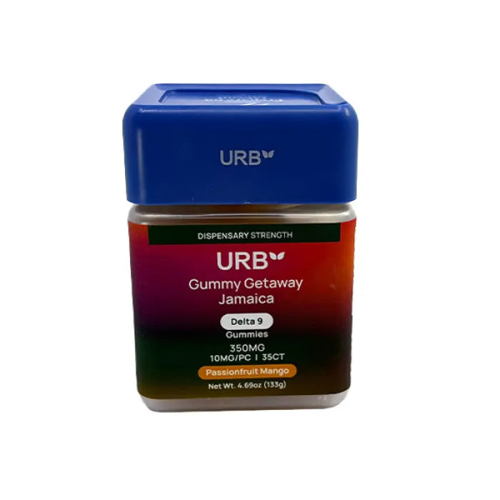 URB GUMMY GETAWAY JAMAICA D9 350MG 35CT