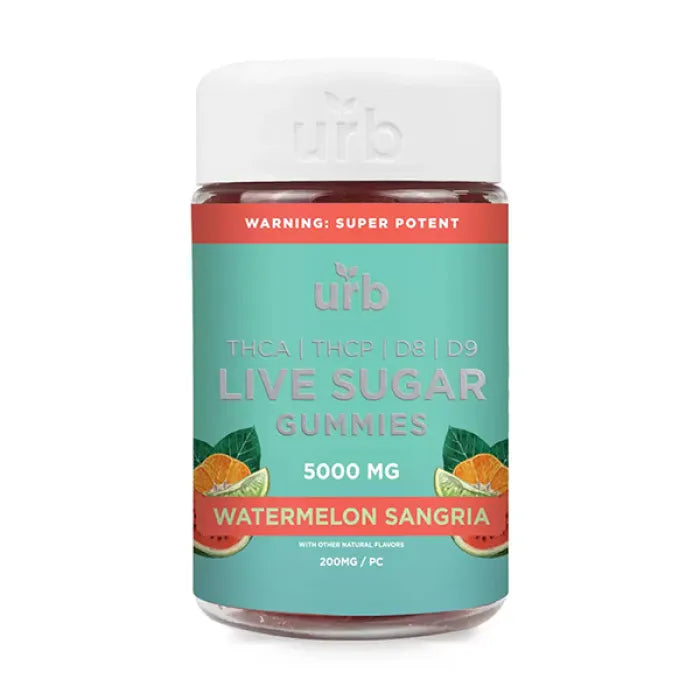 URB GUMMIES THCA LIVE SUGAR 5000MG