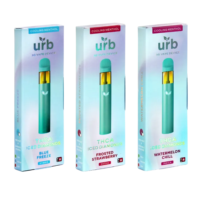 URB ICED DIAMOND DISPOSABLE THCA 3G