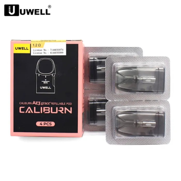 UWELL VALYRIAN AZ3 (GRACE) POD 4PK - 1.2OHM