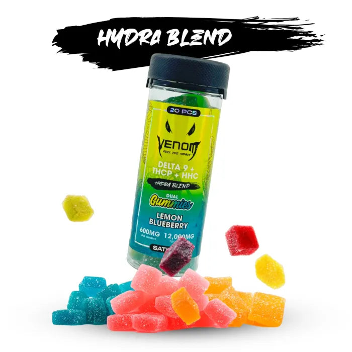 VENOM HYDRA GUMMIES D9 THCP HHC 12000MG 20PC