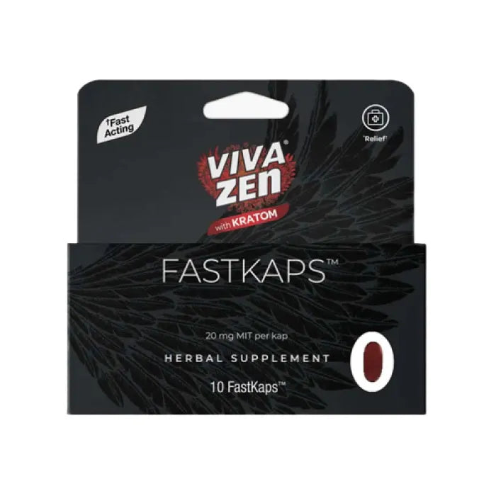 VIVA ZEN KRATOM CAPS 20MG 10PC - FASTKAPS