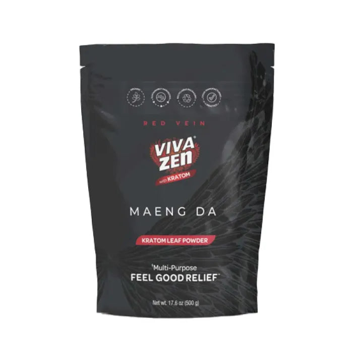 VIVA ZEN KRATOM POWDER 250G - RED VEIN MAENG DA