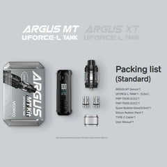 VOOPOO ARGUS XT KIT UFORCE-L TANK - CARBON FIBER