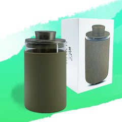 WEEZ GLASS JAR WITH SILICONE COVER MEDIUM