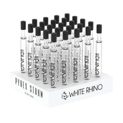 WHITE RHINO DAB STRAWS W/SILICONE CAPS
