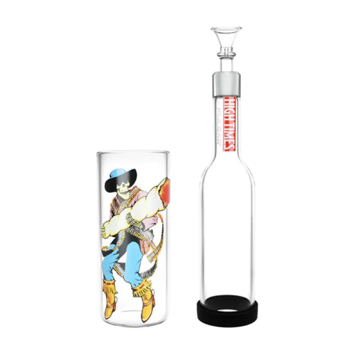 PULSAR x HIGH TIMES GRAVITY WATER PIPE WP667 - COWBOY BOOTS