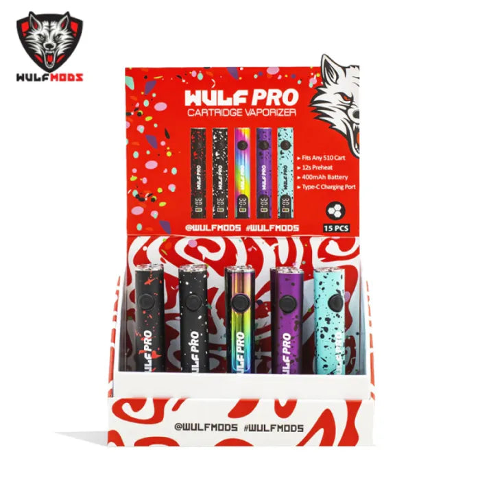 WULF MODS PRO 510v CARTRIDGE BATTERY - ASSORTED