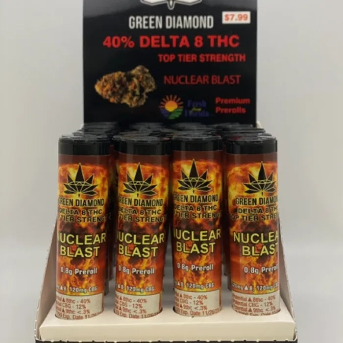GREEN DIAMOND D8 THC PRE ROLL