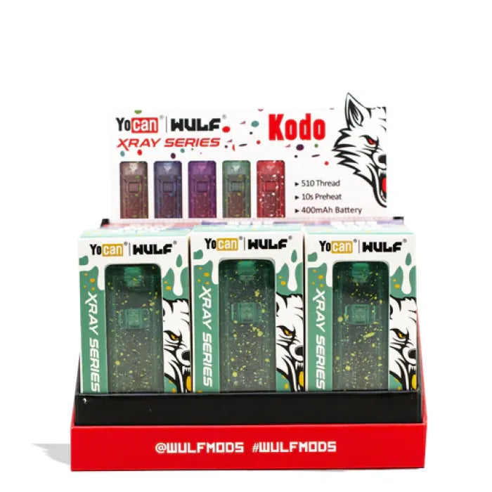 YOCAN WULF XRAY KODO 510v BATTER ASSORTED