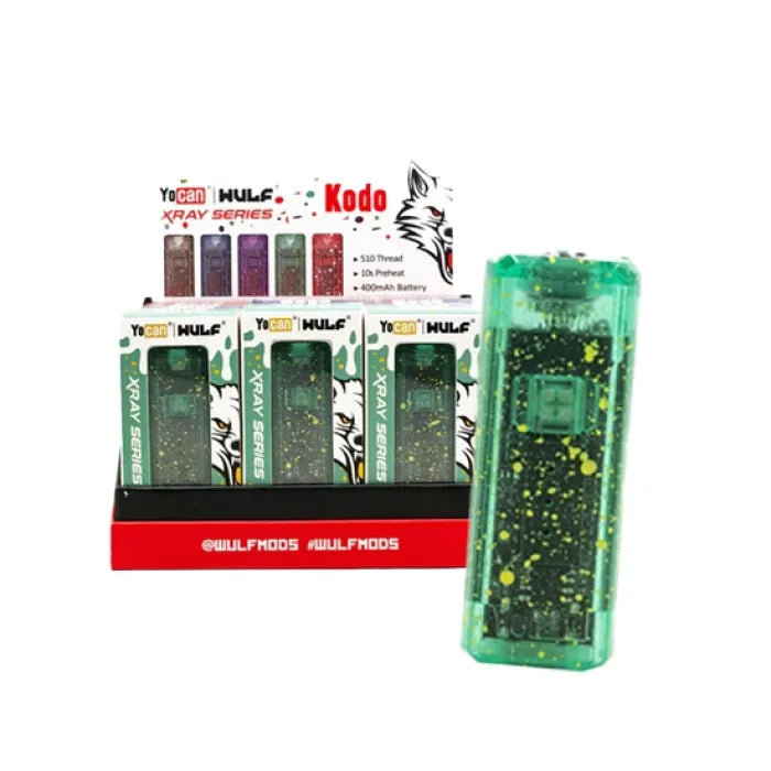 YOCAN WULF XRAY KODO 510v BATTER ASSORTED