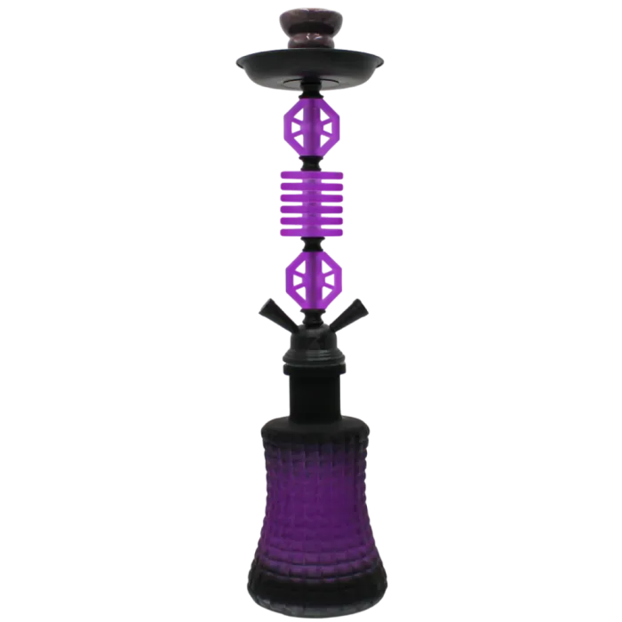 ZEBRA ANDREW HOOKAH 2 HOSE 26" MIXED COLOR