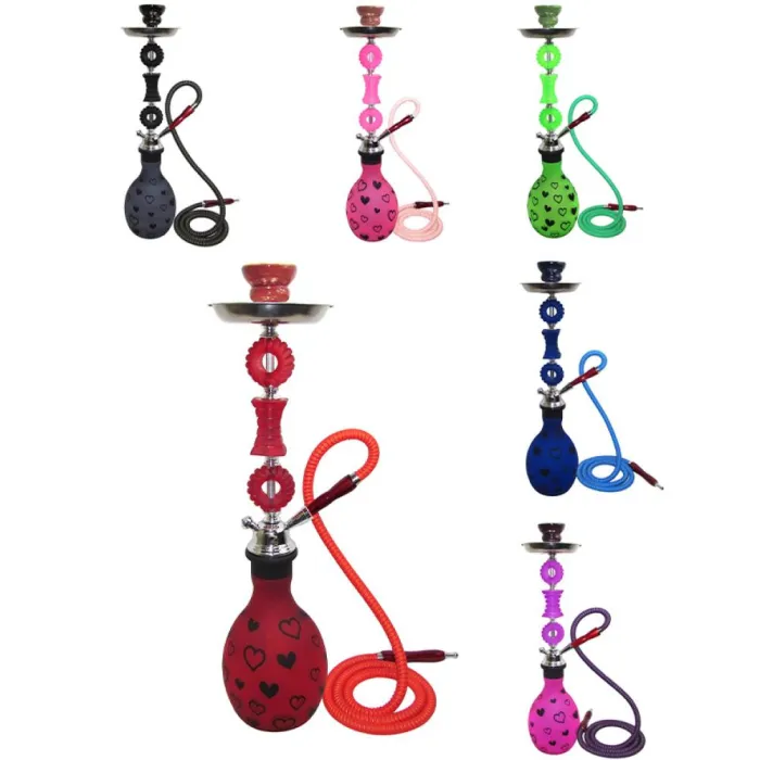ZEBRA HOOKAH HEART HOSE