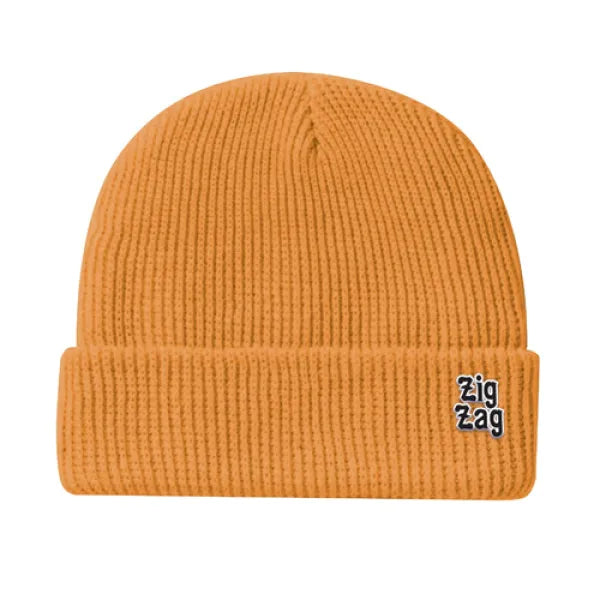 ZIG ZAG BEANIE VINTAGE - MUSTARD YELLOW