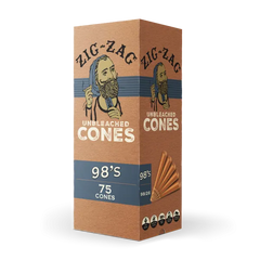 ZIG ZAG UNBLEACHED CONES 98'S MINI BULK