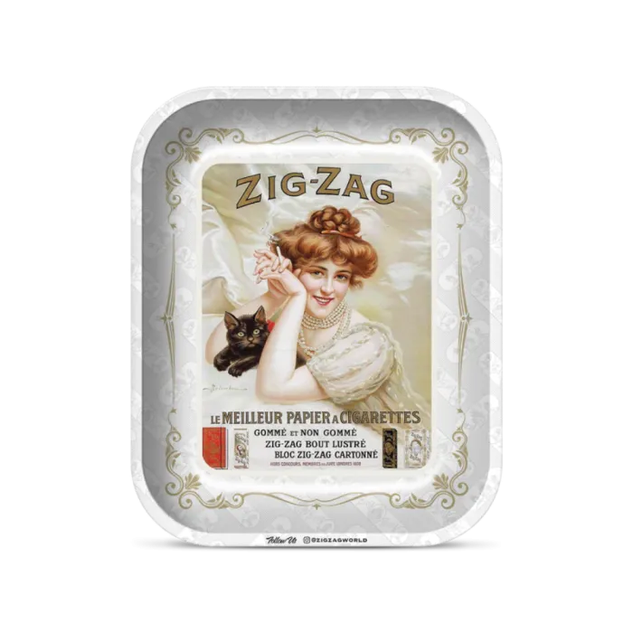 ZIG ZAG ROLLING WHITE VINTAGE LARGE